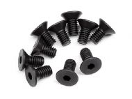 HPI 110070 - FLAT HEAD SCREW M4X8MM (HEX SOCKET/10PCS)